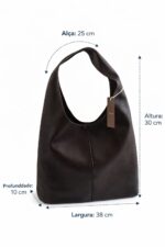 Bolsa Hobo Chocolate Elegante - Hering - Imagem 2
