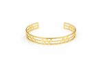 Bracelete Trabalhado Dourado