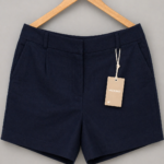 Short Linho Hering Feminino Alfaiataria com Bolsos