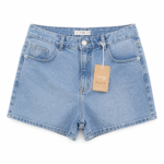 Short Jeans Claro Hering Feminino