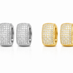 Brinco Cravejado M Quadrado