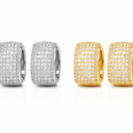 Brinco Cravejado G Quadrado