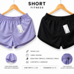 Short Fitness Leve com Forro Interno