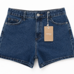 Short Jeans Escuro Hering Feminino Básico