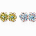 Brinco Flor Maxi Colorida