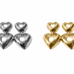 Brinco Coração Duplo Shine