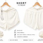 Short Fitness Leve com Forro Interno