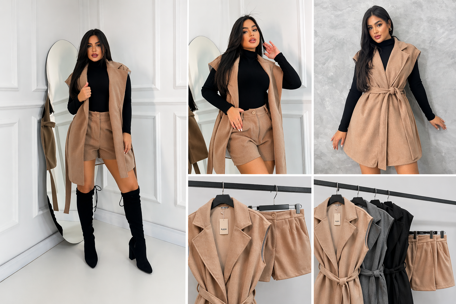 file_00000000de38720eb7200069b669a26d Conjunto Sobretudo com Short – Premium - Imagem 1