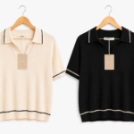 Blusa de Linho com Gola Bicolor Hering – Manga Curta